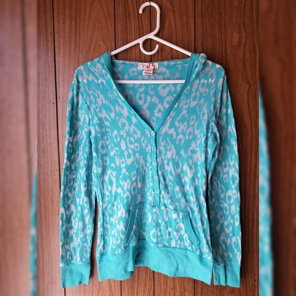 Op Turquoise Lightweight Hoodie